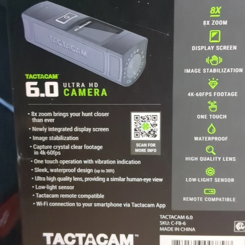 Tactacam Extreme Ultra HD 6.0 camera